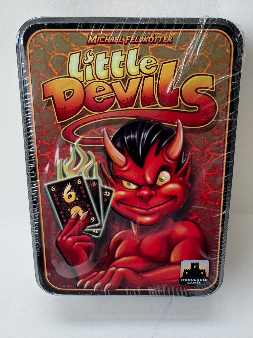 LITTLE DEVILS in COLLECTIBLE TIN Trick Taking Card Game SEALED 2012 ****READ****